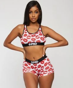 PSD Underwear Red Lips Sports Bra