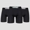 PSD Underwear 7" Cotton 3-Pack - Black CORE BASICS