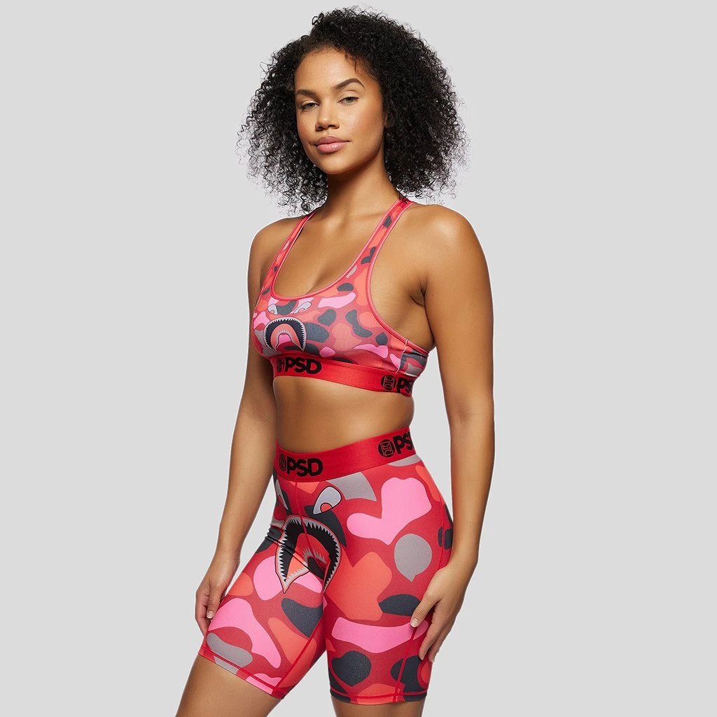 PSD Underwear Warface Red Punch Biker Short 2 PSD Underwear Warface Red Punch Biker Short