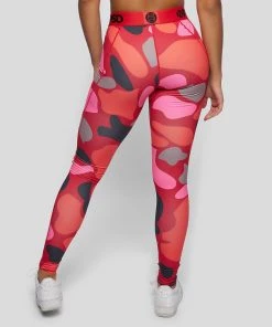 PSD Underwear Warface Red Punch Legging 2 PSD Underwear Warface Red Punch Legging
