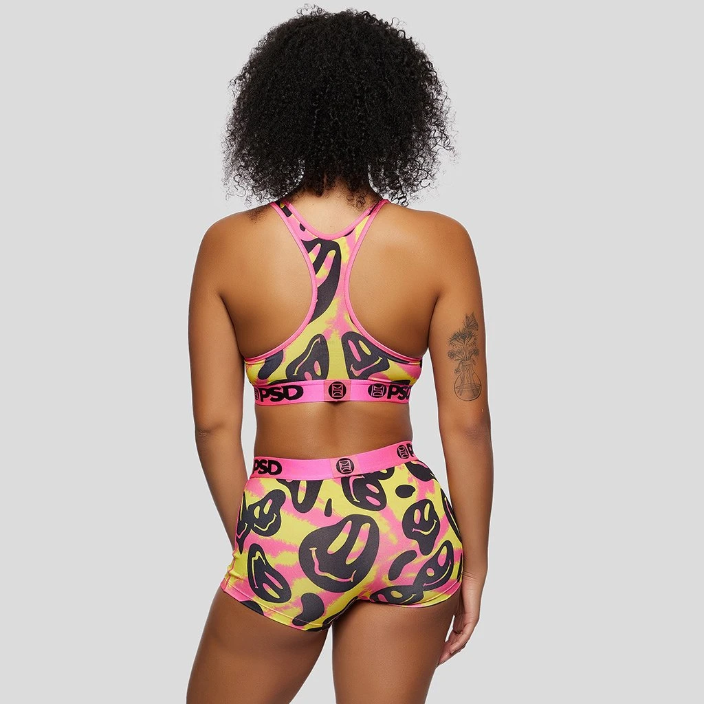 PSD Underwear Acid Smiles Boy Short 3 PSD Underwear Acid Smiles Boy Short