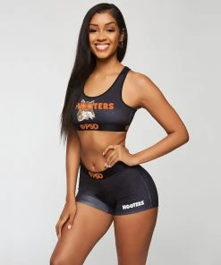 PSD Underwear Hooters - Uniform Black Boy Short