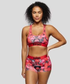 PSD Underwear Warface Red Punch Sports Bra