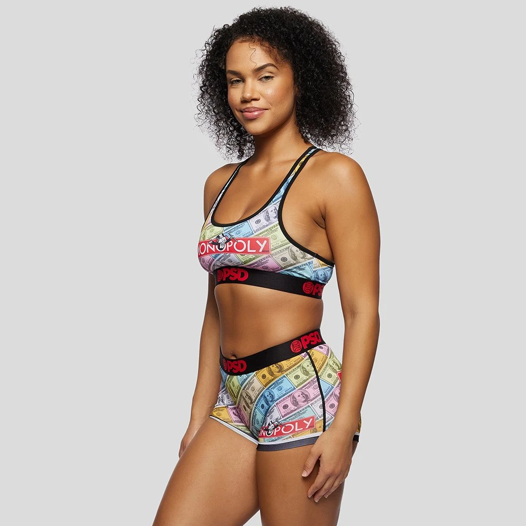 PSD Underwear Money Game Sports Bra 2 PSD Underwear Money Game Sports Bra