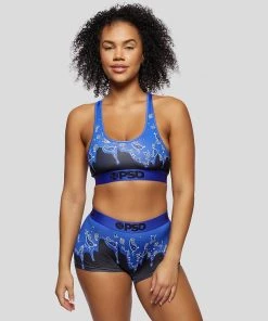 PSD Underwear Bandana Melt Blue Sports Bra
