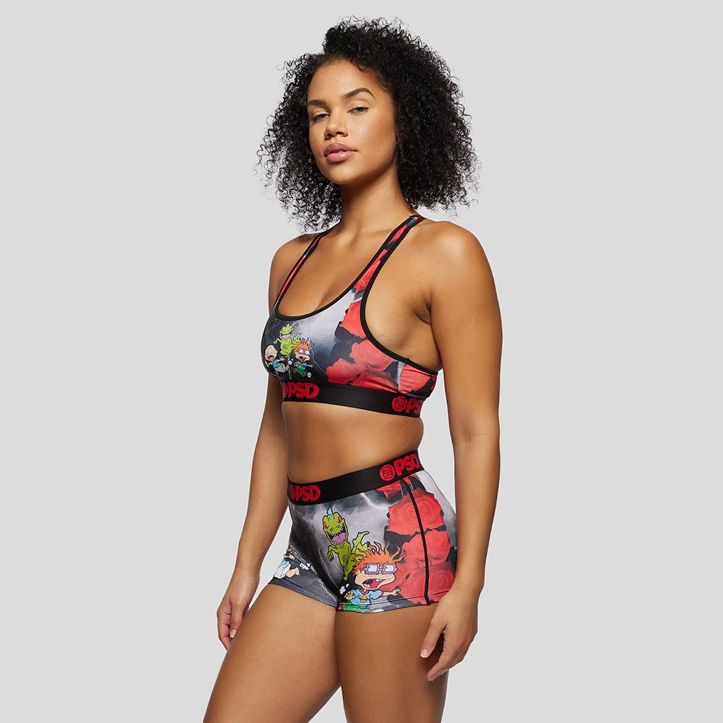 PSD Underwear Rugs N' Roses Sports Bra PSD Underwear Rugs N' Roses Sports Bra