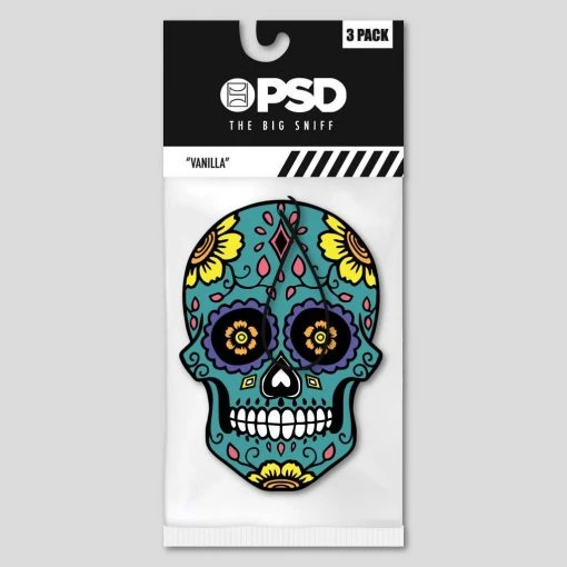 PSD Underwear Candy Skull Air Freshener 3-Pack ACCESSORIES