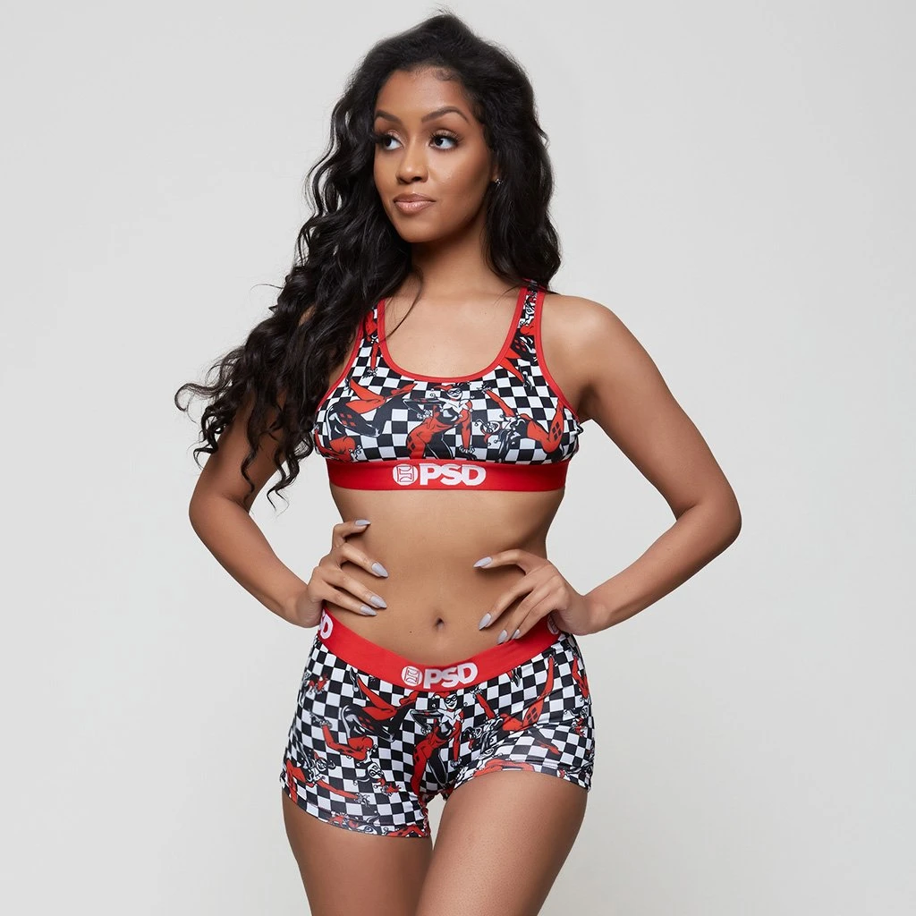 PSD Underwear DC - Checkered Quinn Sports Bra PSD Underwear DC - Checkered Quinn Sports Bra