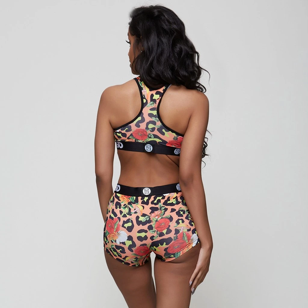 PSD Underwear Cheetah Trip Sports Bra PSD Underwear Cheetah Trip Sports Bra