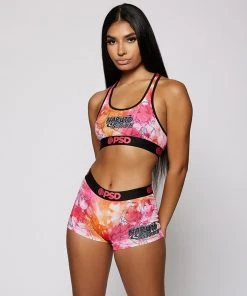 PSD Underwear Naruto - Light Tie Dye Line Work Sports Bra