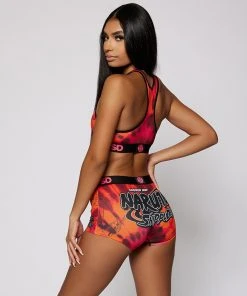 PSD Underwear Naruto - Dark Tie Dye Line Work Sports Bra