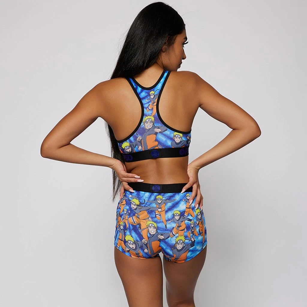 PSD Underwear Naruto - Tie Dye Clone Jutsu Sports Bra PSD Underwear Naruto - Tie Dye Clone Jutsu Sports Bra