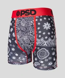 PSD Underwear Black Hype Bandana 5" Mid