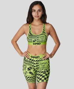 PSD Underwear Spongebob - Spongebob Is Lit Biker Short