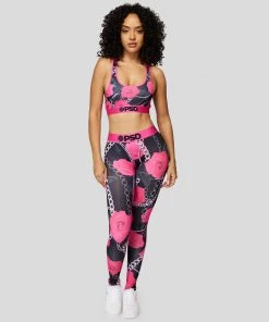 PSD Underwear Neon Pink Rose Legging LEGGINGS