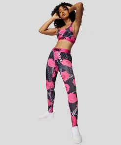 PSD Underwear Neon Pink Rose Legging LEGGINGS 5 PSD Underwear Neon Pink Rose Legging LEGGINGS