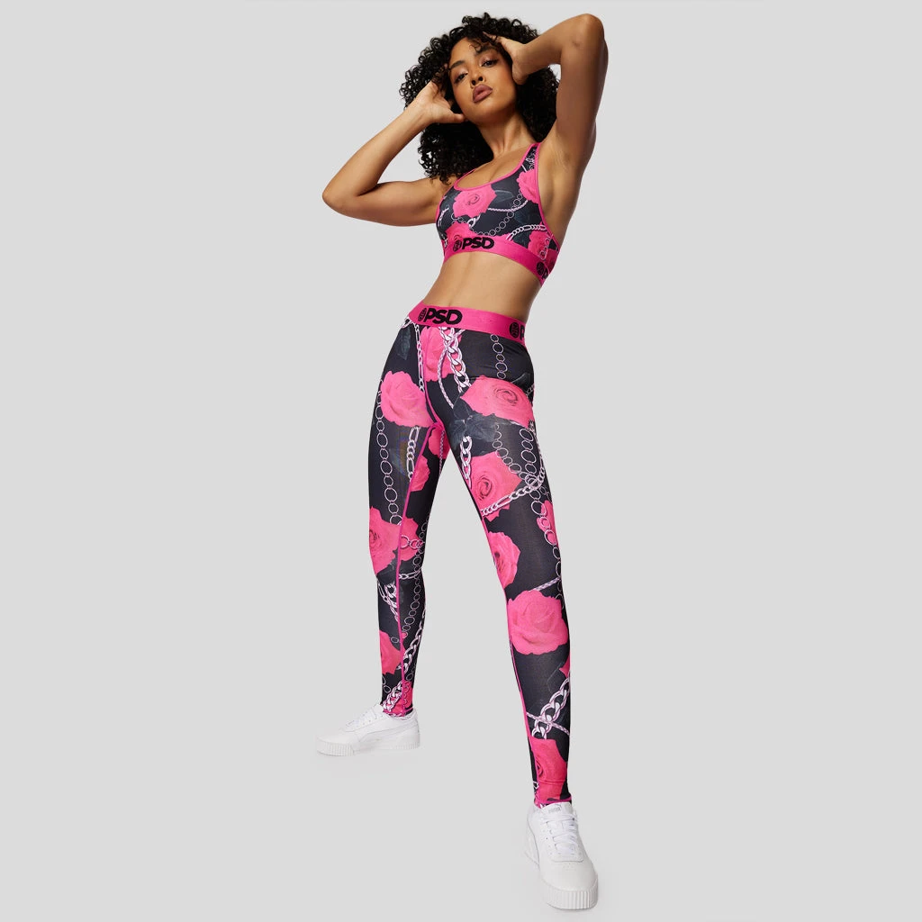 PSD Underwear Neon Pink Rose Legging LEGGINGS PSD Underwear Neon Pink Rose Legging LEGGINGS