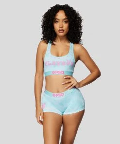 PSD Underwear Playboy - Bunny Y2K Teal Boy Short