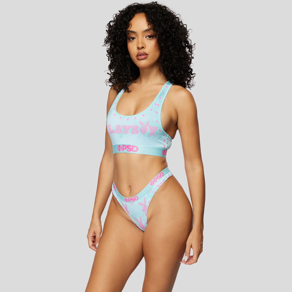 PSD Underwear Playboy - Bunny Y2K Teal Thong 2 PSD Underwear Playboy - Bunny Y2K Teal Thong