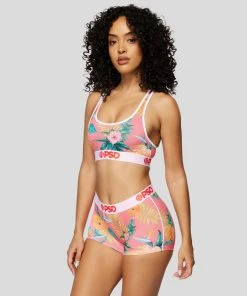 PSD Underwear Maui Pink Boy Short
