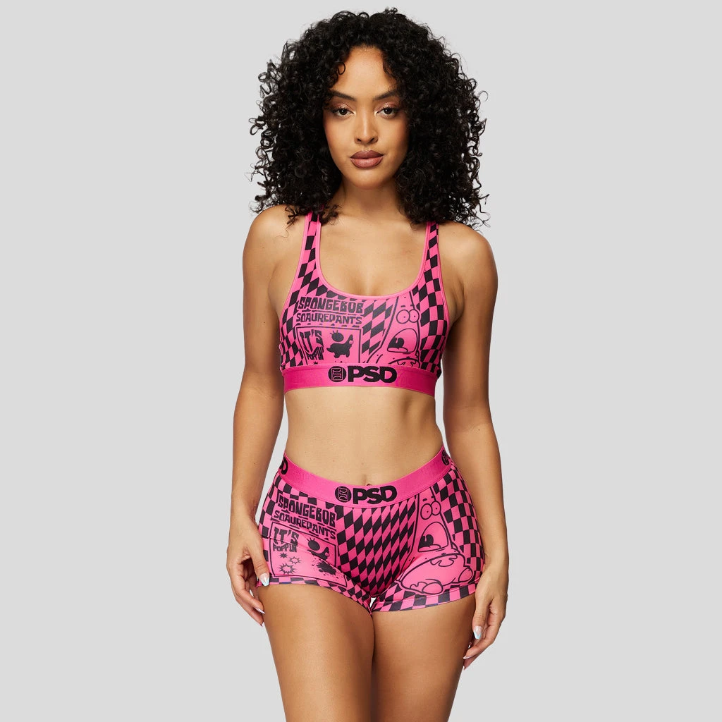 PSD Underwear Spongebob - Patrick Is Poppin' Sports Bra 1 PSD Underwear Spongebob - Patrick Is Poppin' Sports Bra