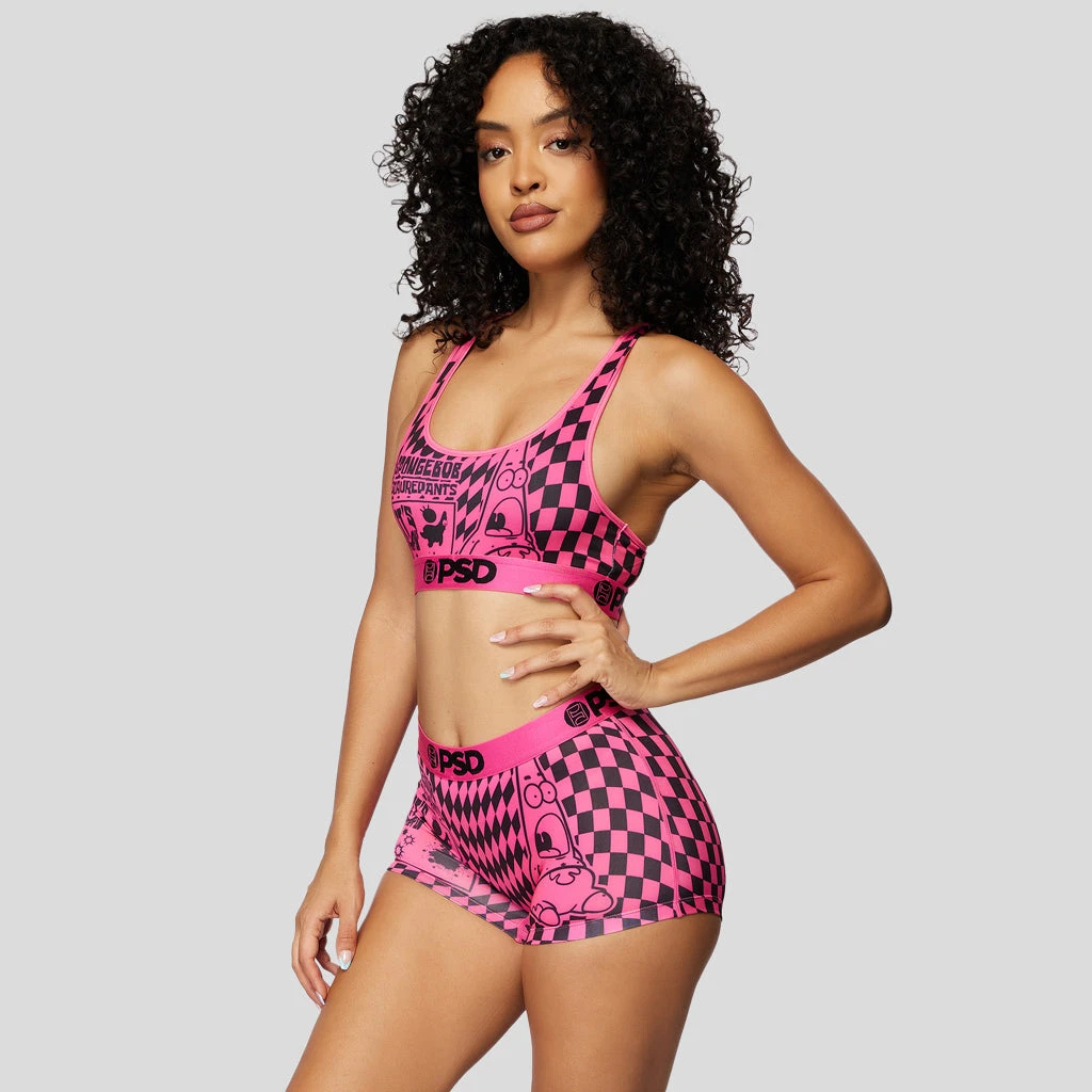 PSD Underwear Spongebob - Patrick Is Poppin' Sports Bra 2 PSD Underwear Spongebob - Patrick Is Poppin' Sports Bra