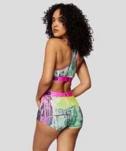 PSD Underwear Neon Pink Bill Sports Bra 5 PSD Underwear Neon Pink Bill Sports Bra