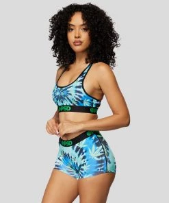 PSD Underwear Weed Spiral Sports Bra