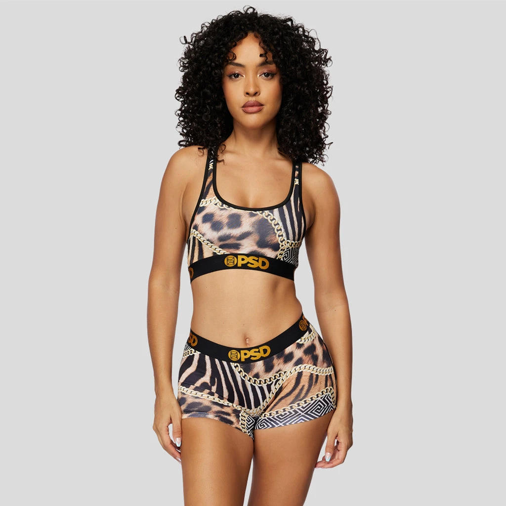 PSD Underwear Safari Chains Sports Bra PSD Underwear Safari Chains Sports Bra