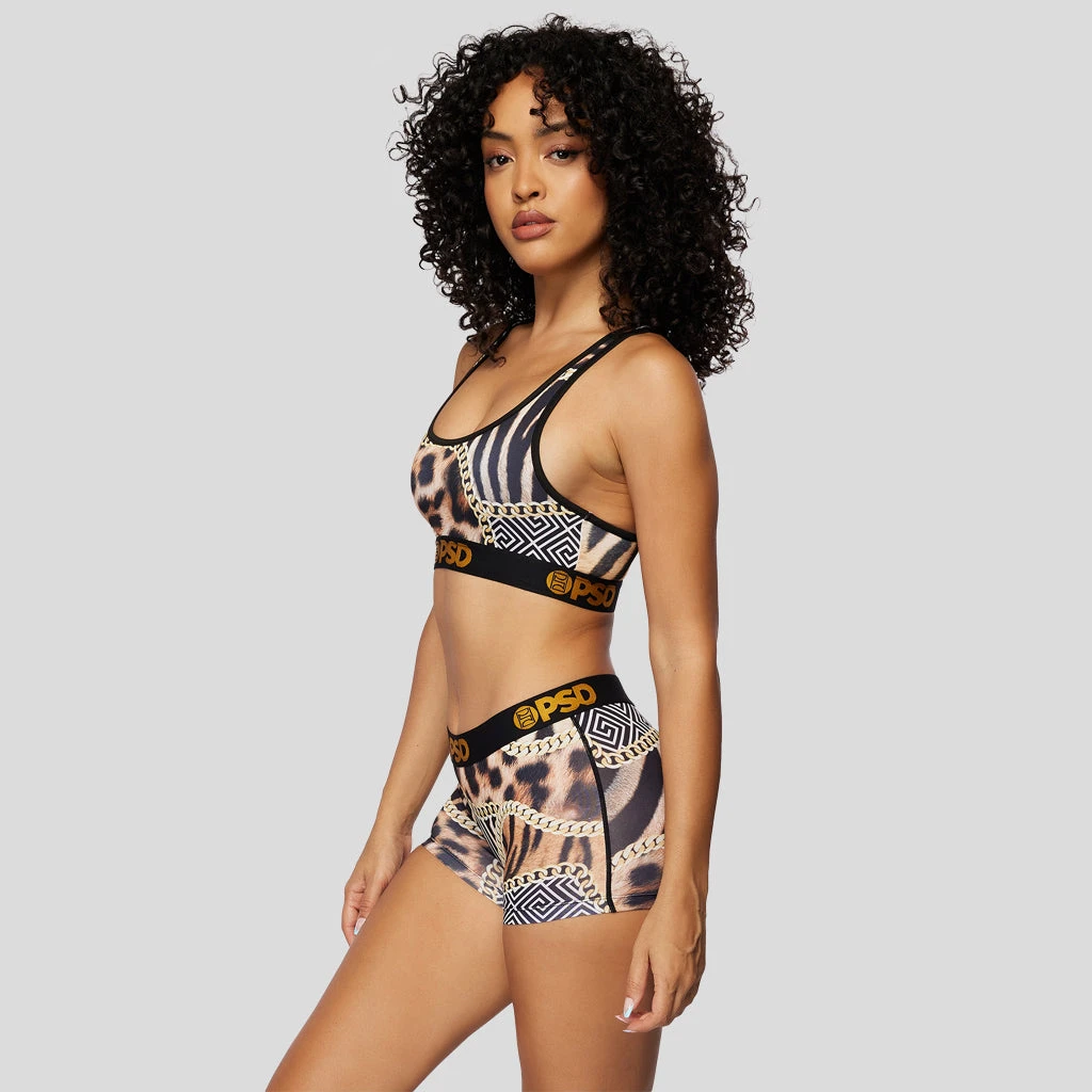 PSD Underwear Safari Chains Sports Bra PSD Underwear Safari Chains Sports Bra