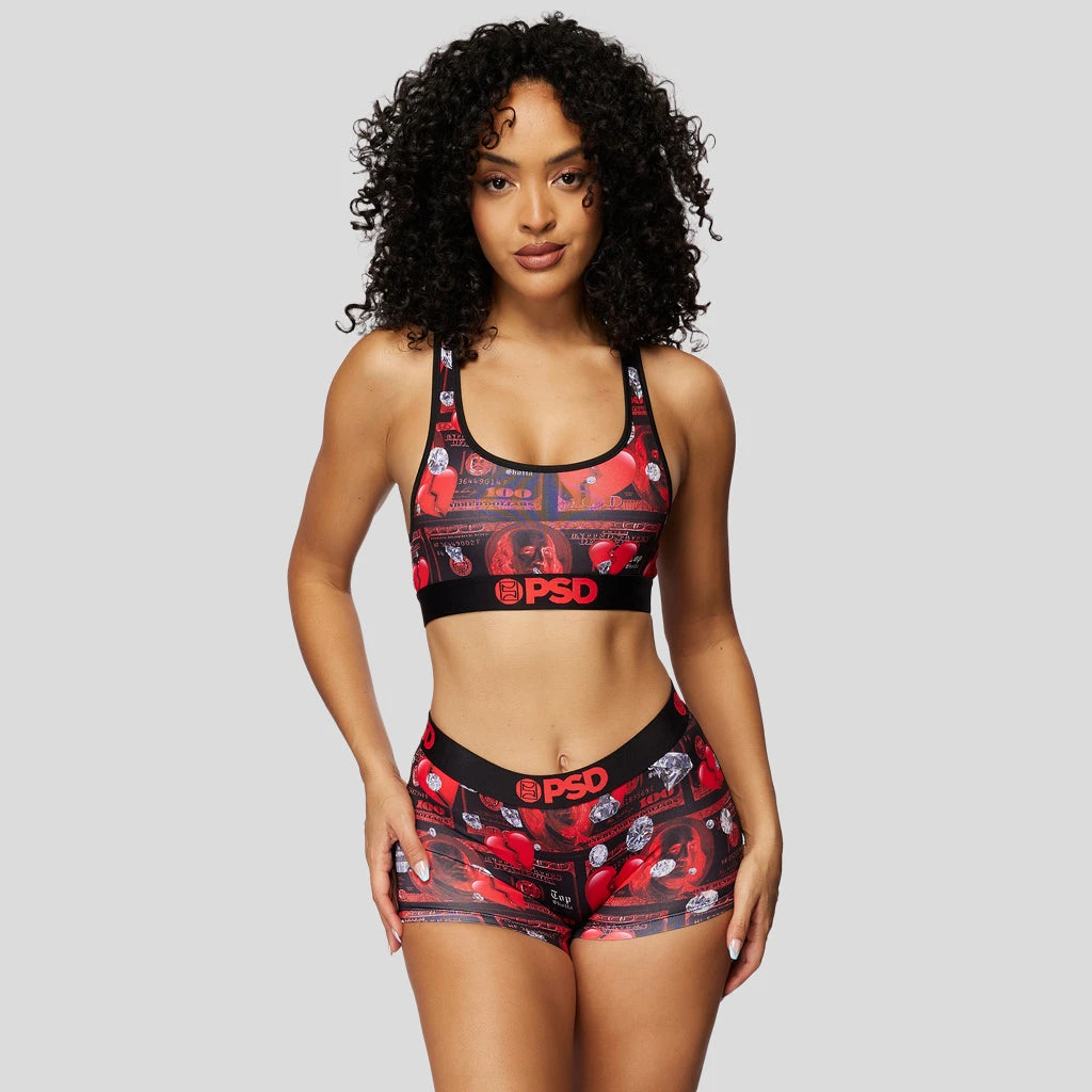 PSD Underwear NLE Choppa - Broken Benjis Sports Bra PSD Underwear NLE Choppa - Broken Benjis Sports Bra