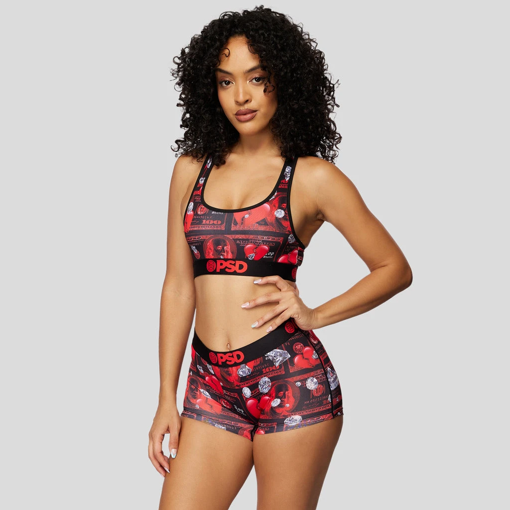 PSD Underwear NLE Choppa - Broken Benjis Sports Bra PSD Underwear NLE Choppa - Broken Benjis Sports Bra