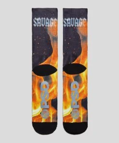 PSD Underwear Savage Flames Socks 7 PSD Underwear Savage Flames Socks
