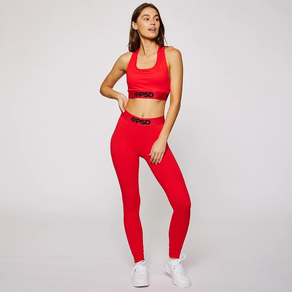 PSD Underwear Solids Legging - Red 1 PSD Underwear Solids Legging - Red