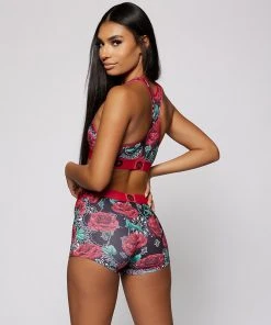 PSD Underwear Bandana Roses Sports Bra 5 PSD Underwear Bandana Roses Sports Bra