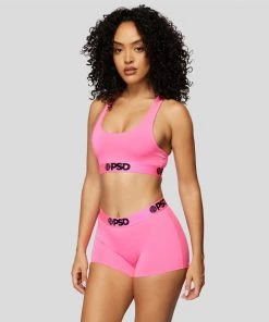 PSD Underwear Solids Boy Short - Pink