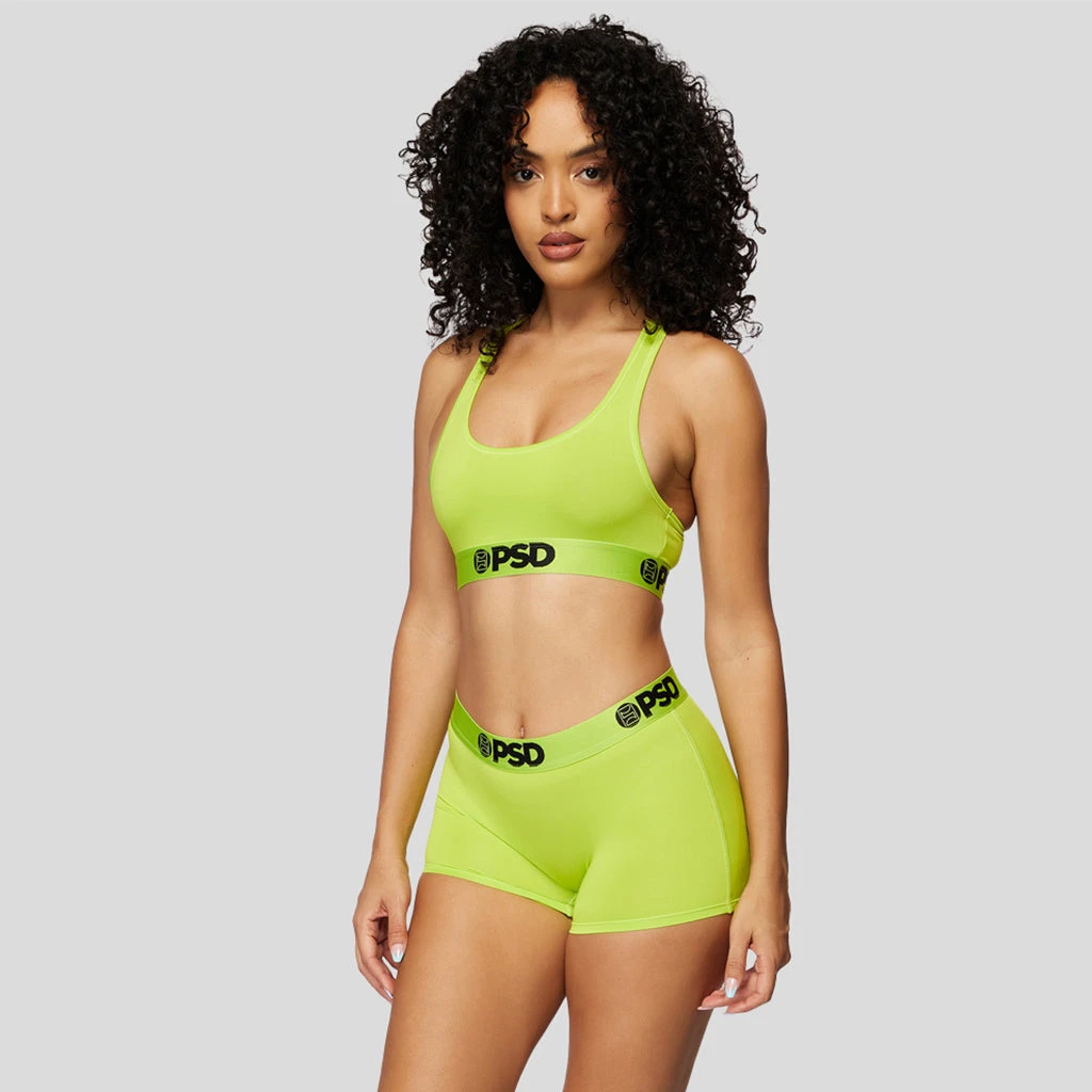 PSD Underwear Solids Boy Short - Yellow 2 PSD Underwear Solids Boy Short - Yellow