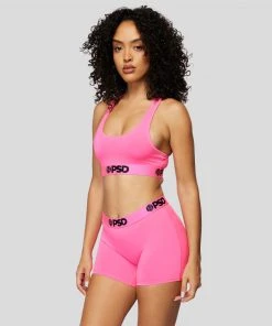 PSD Underwear Solids Boy Short Long - Pink