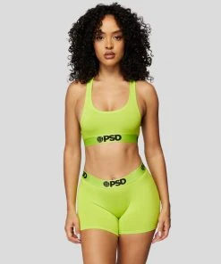 PSD Underwear Solids Boy Short Long - Yellow