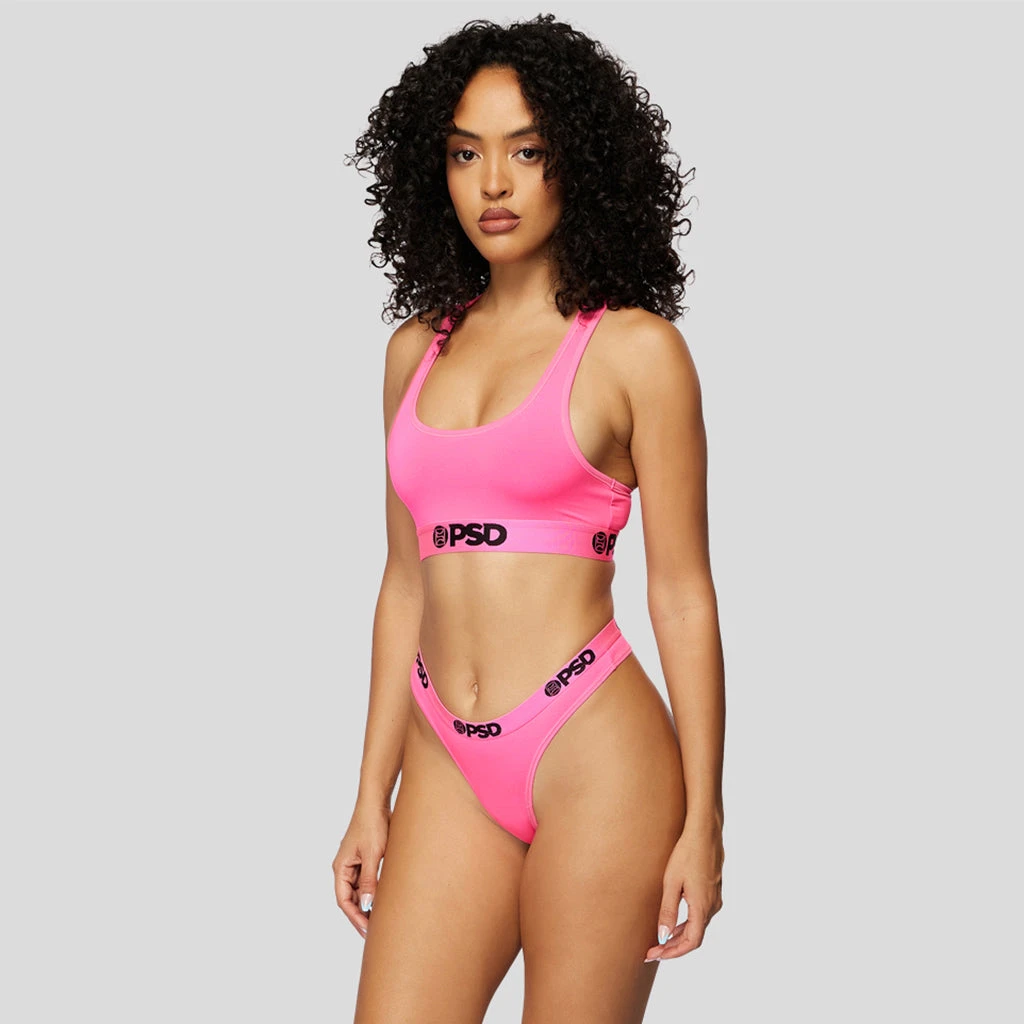 PSD Underwear Solids Thong - Pink PSD Underwear Solids Thong - Pink