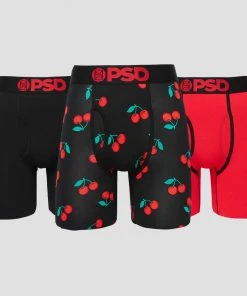 PSD Underwear Cherry On Top Modal 3-Pack PREMIUM MODAL