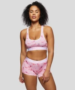 PSD Underwear Pink Flamingo Boy Short