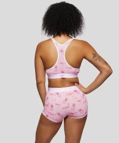 PSD Underwear Pink Flamingo Boy Short