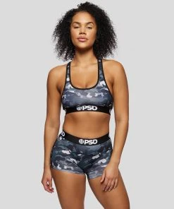 PSD Underwear Black Camo Boy Short