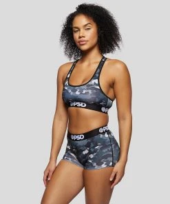 PSD Underwear Black Camo Boy Short