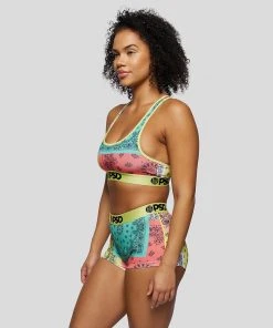 PSD Underwear Brights Patchwork Sports Bra 5 PSD Underwear Brights Patchwork Sports Bra
