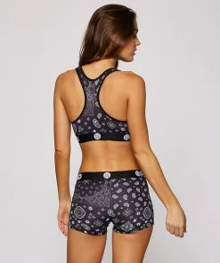 PSD Underwear Warface Black Bandana Sports Bra