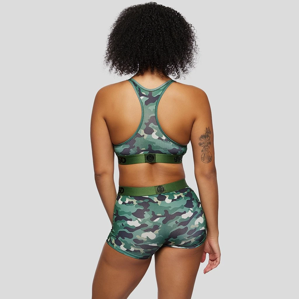 PSD Underwear Green Camo Sports Bra 3 PSD Underwear Green Camo Sports Bra