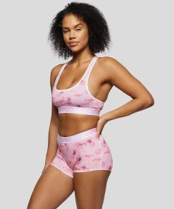 PSD Underwear Pink Flamingo Sports Bra