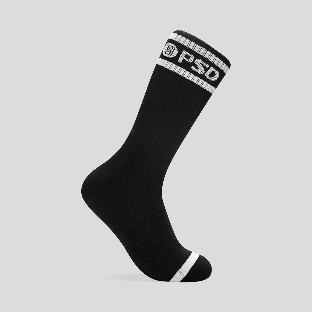 PSD Underwear Crew Socks 3-Pack Black PSD Underwear Crew Socks 3-Pack Black